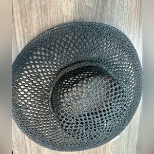 Urban Outfitters Black Wide Brim Hat